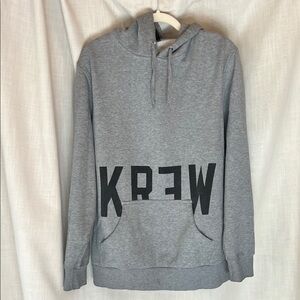 Logo Crewneck Hoodie - Gray